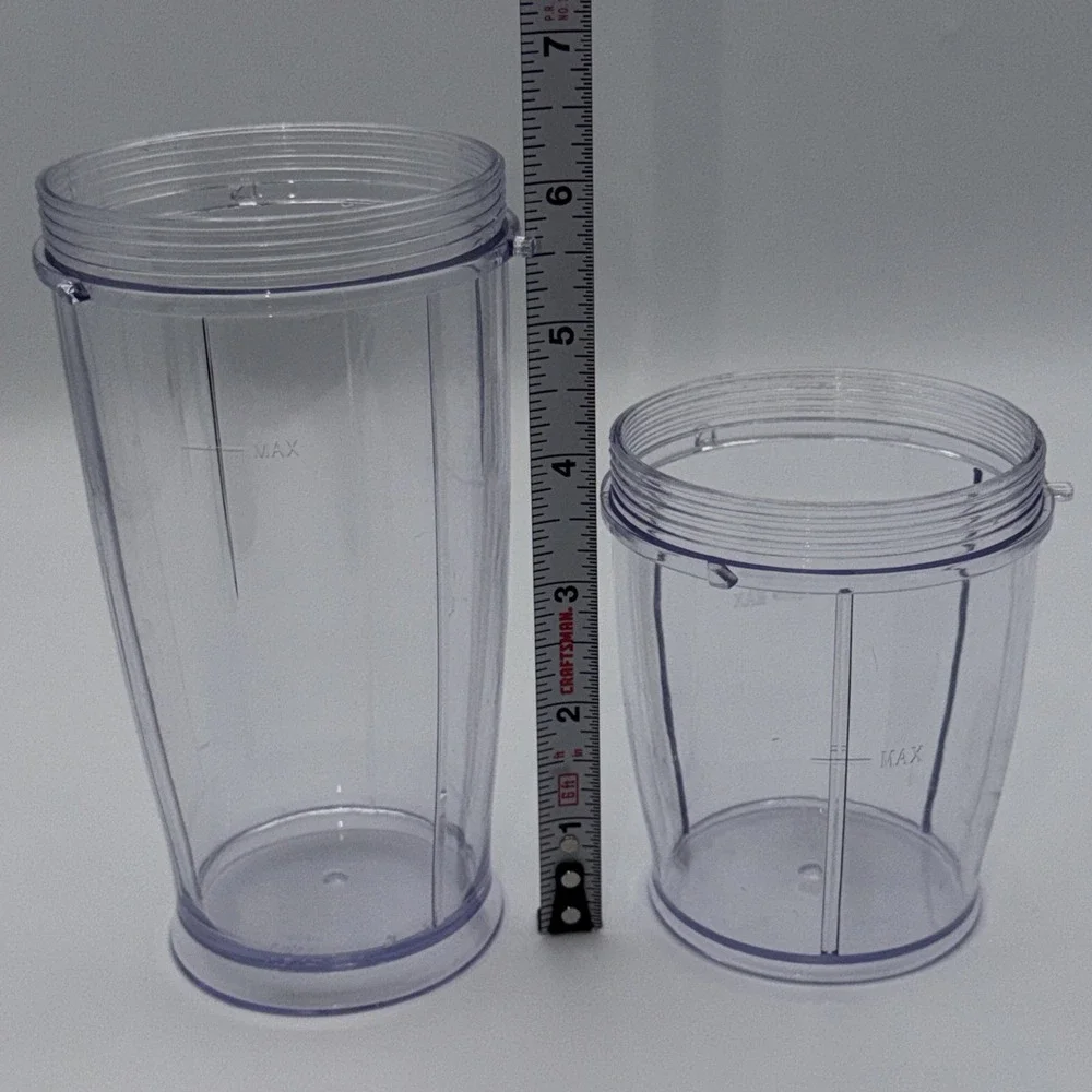 3pc Bella Rocket Blender Replacement FLAT Blade DRY INGREDIENTS ONLY & 2 Cups